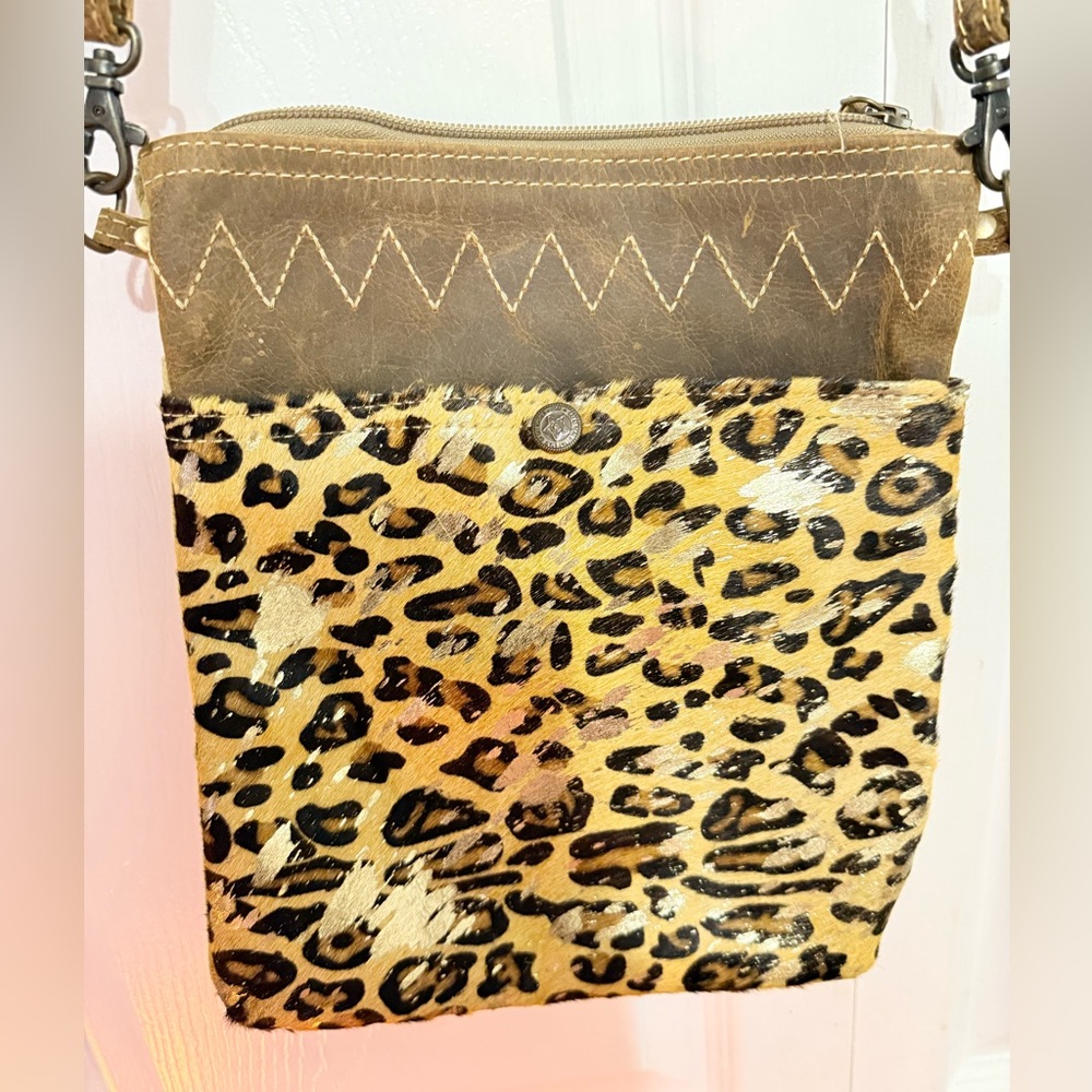 Leopard Print Crossbody Bag